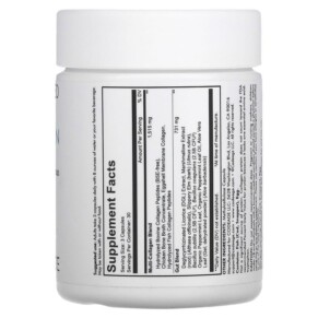 Thành phần vi chất của Codeage Hydrolyzed Multi Collagen + Gut Blend Type I II III V X 90 Capsules 850026121162