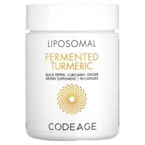 Thực phẩm chức năng Codeage Liposomal Fermented Turmeric Black Pepper Curcumin Ginger 90 Capsules 853919008472
