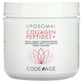 Thực phẩm chức năng Codeage Liposomal Powder Collagen Peptides+ Unflavored 14.97 oz (424.50 g) 850026121858