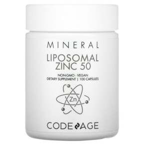 Thực phẩm chức năng Codeage Liposomal Zinc 50 Non-GMO Vegan 100 Capsules 850026121292