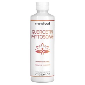 Thực phẩm chức năng Codeage Quercetin Phytosome Pineapple Tangerine 15.22 fl oz (450 ml) 850026121513
