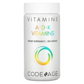 Thực phẩm chức năng Codeage Vitamins A.D.K Vitamins 180 Capsules 853919008236