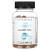 Thực phẩm chức năng Codeage Vitamins Hair Gummies Sugar Free Biotin Vitamin C Minerals Strawberry Coconut 60 Count 850026121117