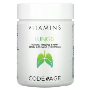 Thực phẩm chức năng Codeage Vitamins Lungs Minerals Herbs 90 Capsules 853919008755