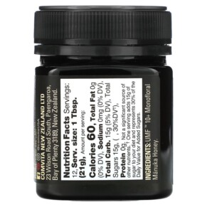 Thành phần vi chất của Comvita Raw Manuka Honey Certified UMF 10+ (MGO 263+) 8.8 oz (250 g) 9400501003615