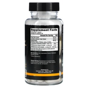 Thành phần vi chất của Controlled Labs Orange GutBAC 60 Veggie Capsules 850026631029
