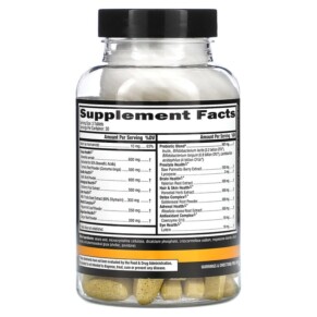 Thành phần vi chất của Controlled Labs Orange Health IQ 90 Tablets 856422005471