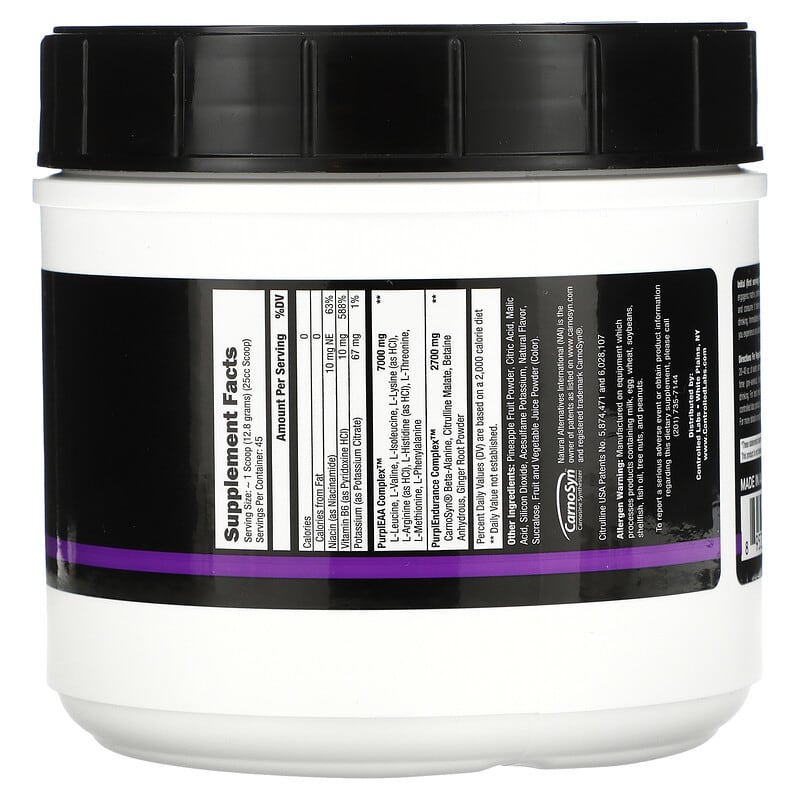 Controlled Labs Purple Wraath Purple Lemonade 1.26 lbs (576 g) 2 Thành phần vi chất của Controlled Labs Purple Wraath Purple Lemonade 1.26 lbs (576 g) 895328001521