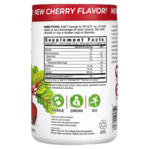 Thành phần vi chất của Country Farms Bountiful Beets Whole Food Beet Extract Cherry 10.6 oz (300 g) 035046098308
