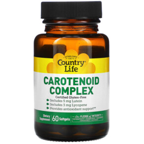 Thực phẩm chức năng Country Life Carotenoid Complex 60 Softgels 015794056010