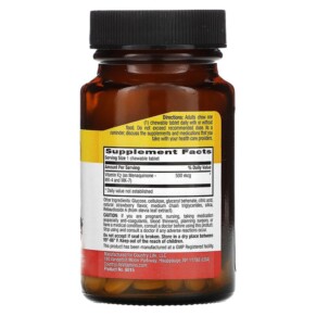 Thành phần vi chất của Country Life Certified Vegan K2 Strawberry 500 mcg 60 Chewable Tablets 015794080152