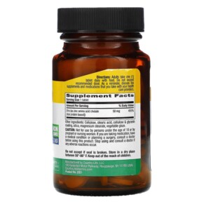 Country Life Chelated Zinc 50 mg 100 Tablets 3 Thành phần vi chất của Country Life Chelated Zinc 50 mg 100 Tablets 015794029519