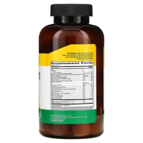Thành phần vi chất của Country Life Chewable Adult Multi Pineapple-Orange 120 Wafers 015794080312