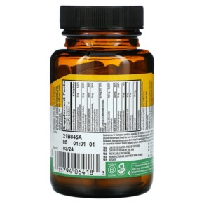 Thành phần vi chất của Country Life Coenzyme B-Complex  60 Vegan Capsules 015794064183