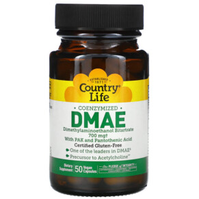 Thực phẩm chức năng Country Life Coenzymized DMAE 350 mg 50 Vegan Capsules 015794016823