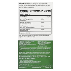 Thành phần vi chất của Country Life Gut Connection Digestive Balance 60 Vegan Capsules 015794030263