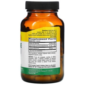Country Life L-Tyrosine Caps 500 mg 100 Vegetarian Capsules 3 Thành phần vi chất của Country Life L-Tyrosine Caps 500 mg 100 Vegetarian Capsules 015794014560