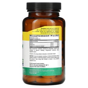Thành phần vi chất của Country Life Magnesium Citrate 125 mg 120 Tablets 015794026877