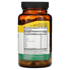 Thành phần vi chất của Country Life Max-Amino Caps with Vitamin B-6 180 Vegetarian Capsules 015794014966
