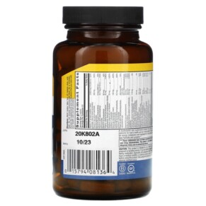 Thành phần vi chất của Country Life Max for Men Multivitamin & Mineral Complex Iron-Free 120 Tablets 015794081364