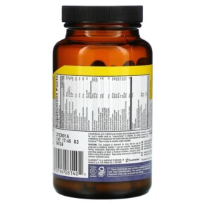 Thành phần vi chất của Country Life Max for Men Multivitamin & Mineral Complex Iron-Free 120 Vegan Capsules 015794081401
