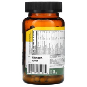 Thành phần vi chất của Country Life Max for Vegans Multivitamin & Mineral Complex 120 Vegan Capsules 015794081074