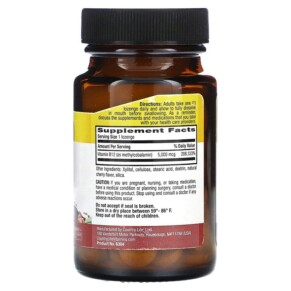 Thành phần vi chất của Country Life Methyl B12 Cherry 5.000 mcg 60 Lozenges 015794063049