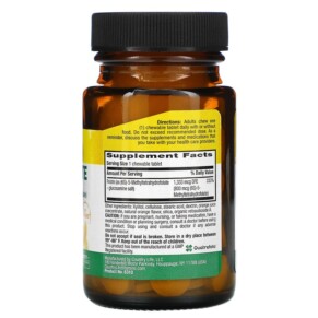 Thành phần vi chất của Country Life Methylfolate Orange 800 mcg 60 Chewable Tablets 015794063100