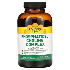 Thực phẩm chức năng Country Life Phosphatidyl Choline Complex 1.200 mg 200 Softgels 015794045533