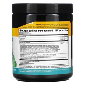 Thành phần vi chất của Country Life Realfood Organics Probiotic Daily Powder 3.1 oz (90 g) 015794091103