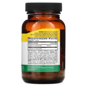 Thành phần vi chất của Country Life Simply CoQ10 100 mg 60 Vegan Capsules 015794035169