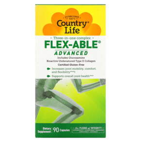 Thực phẩm chức năng Country Life Three-In-One Complex Flex-Able Advanced 90 Capsules 015794050407