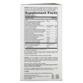 Thành phần vi chất của Country Life Triple Action Bone Solid 240 Capsules 015794050445