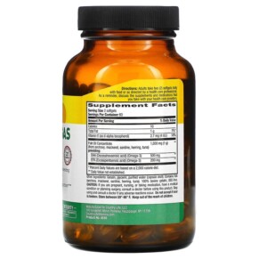 Thành phần vi chất của Country Life Ultra Omegas DHA/EPA 120 Softgels 015794045168