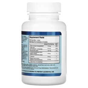 Thành phần vi chất của Creekside Natural Therapeutics Children's Anxiety Comfort Berry 45 Soft Chewables 856075004234
