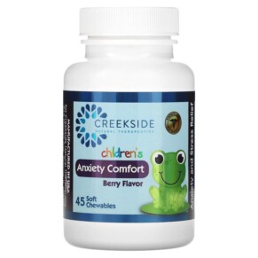 Thực phẩm chức năng Creekside Natural Therapeutics Children's Anxiety Comfort Berry 45 Soft Chewables 856075004234