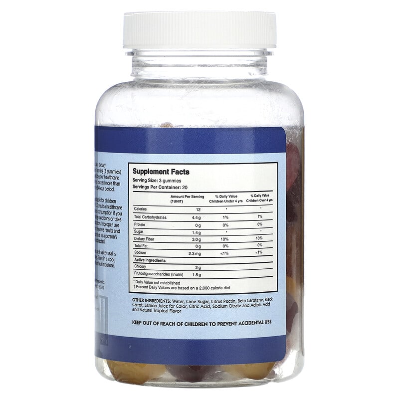 Creekside Natural Therapeutics Children's Gotta Go Gummies Mixed Fruit 60 Gummies 2 Thành phần vi chất của Creekside Natural Therapeutics Children's Gotta Go Gummies Mixed Fruit 60 Gummies 856075004395