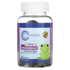 Thực phẩm chức năng Creekside Natural Therapeutics Children's Immune Improver Elderberry 60 Gummies 856075004388