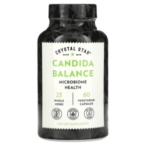 Thực phẩm chức năng Crystal Star Candida Balance 60 Vegetarian Capsules 747889016509