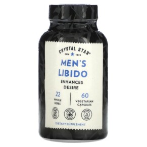 Thực phẩm chức năng Crystal Star Men's Libido 60 Vegetarian Capsules 747889031601
