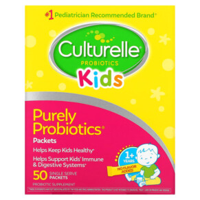Thực phẩm chức năng Culturelle Kids Purely Probiotics 1+ Years Unflavored 50 Single Serve Packets 049100400266