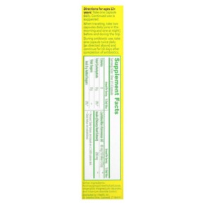 Thành phần vi chất của Culturelle Probiotics Digestive Daily Probiotic 30 Vegetarian Capsules 049100400099