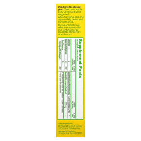 Culturelle Probiotics Ultimate Strength Probiotic 20 Once Daily Vegetarian Capsules 3 Thành phần vi chất của Culturelle Probiotics Ultimate Strength Probiotic 20 Once Daily Vegetarian Capsules 049100400358