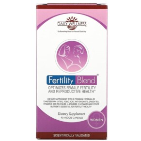 Thực phẩm chức năng Daily Wellness Company Fertility Blend for Women 90 Veggie Capsules 631462200143