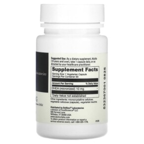 Thành phần vi chất của DaVinci Laboratories of Vermont Micronized DHEA 10 mg 90 Capsules 026664249395