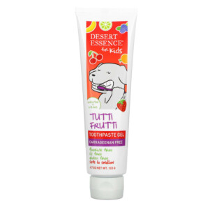 Thực phẩm chức năng Desert Essence Kids Toothpaste Gel Tutti Frutti 4.7 oz (133 g) 718334334486