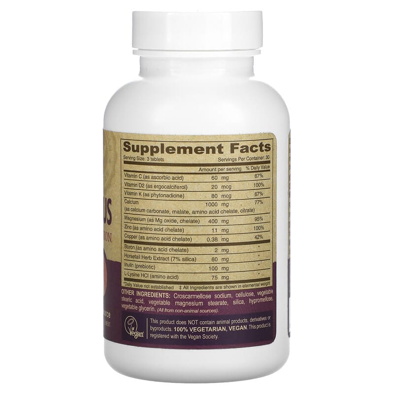 Deva Vegan Cal-Mag Plus 90 Tablets 2 Thành phần vi chất của Deva Vegan Cal-Mag Plus 90 Tablets 895634000034