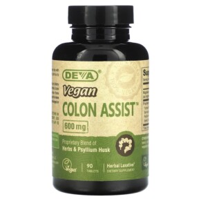 Thực phẩm chức năng Deva Vegan Colon Assist 600 mg 90 Tablets 895634000164