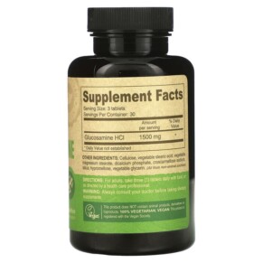 Thành phần vi chất của Deva Vegan Glucosamine 90 Tablets 895634000010