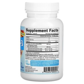 Thành phần vi chất của Deva Vegan Omega-3 DHA-EPA Delayed Release 90 Vegan Caps 895634000553